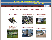 Tablet Screenshot of garneausgarage.com